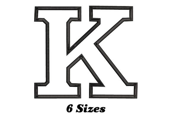 Alphabet Letter K Outline: A Versatile Design for Personalized Gifts