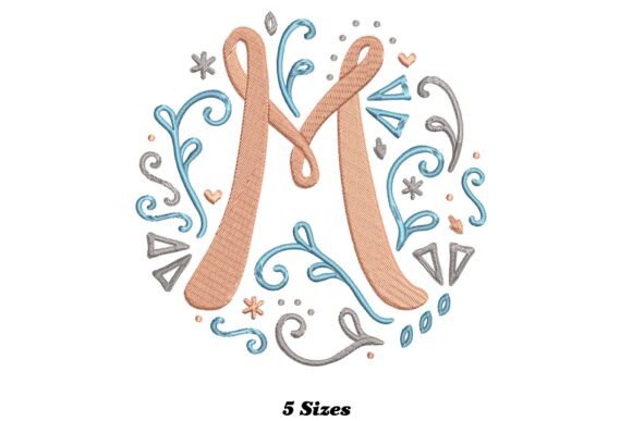 Alphabet Letter M: A Seasonal Embroidery Gem
