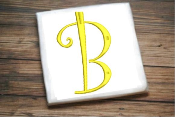 Beautiful Capital B Letter Monogram: A Seller’s Review for Etsy & Small Shop Embroidery