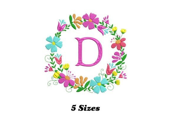Flower Alphabet Letter D: A Charming Design for Etsy Sellers