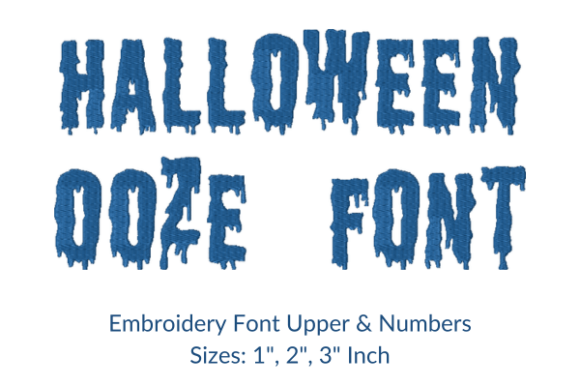 Halloween Ooze Fonts: Spooky Style for Craft Fair Sellers