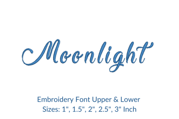 Moonlight Font Embroidery Design: A Designer’s Review for Boutique Sweatshirts