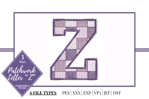 Patchwork Letter Z: A Charming Touch for Personalized Gifts