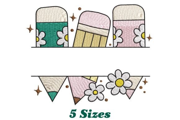 Pencils with Flowers Embroidery Review