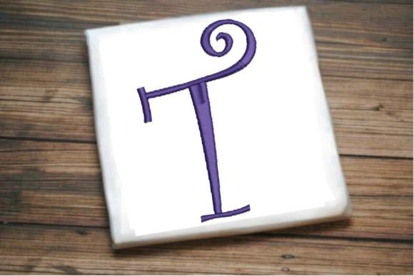Reviewing the Beautiful Capital T Letter Monogram for Real Embroidery Projects