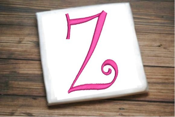 Reviewing the Beautiful Capital Z Letter Monogram for Business Embroidery