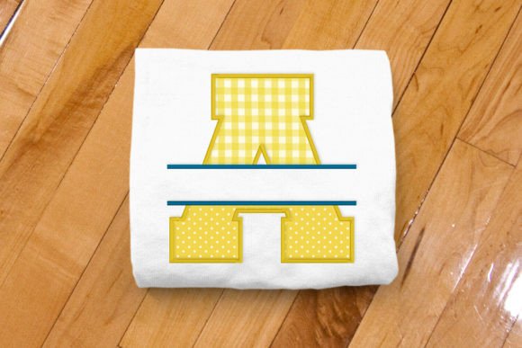 Varsity Letter A Split Applique: A Seasonal Embroidery Staple